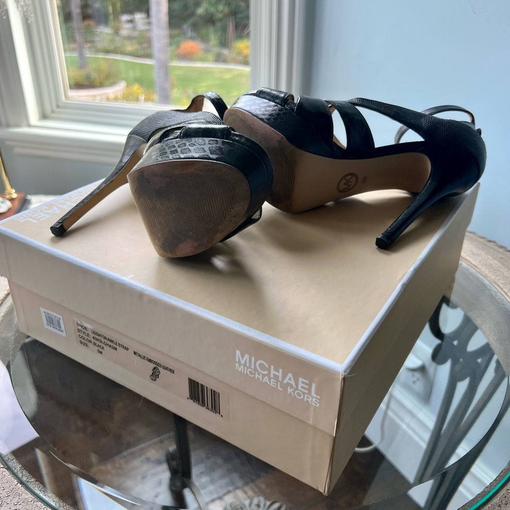 Michael Kors Ankle Strap Heels - Picture 4 of 4